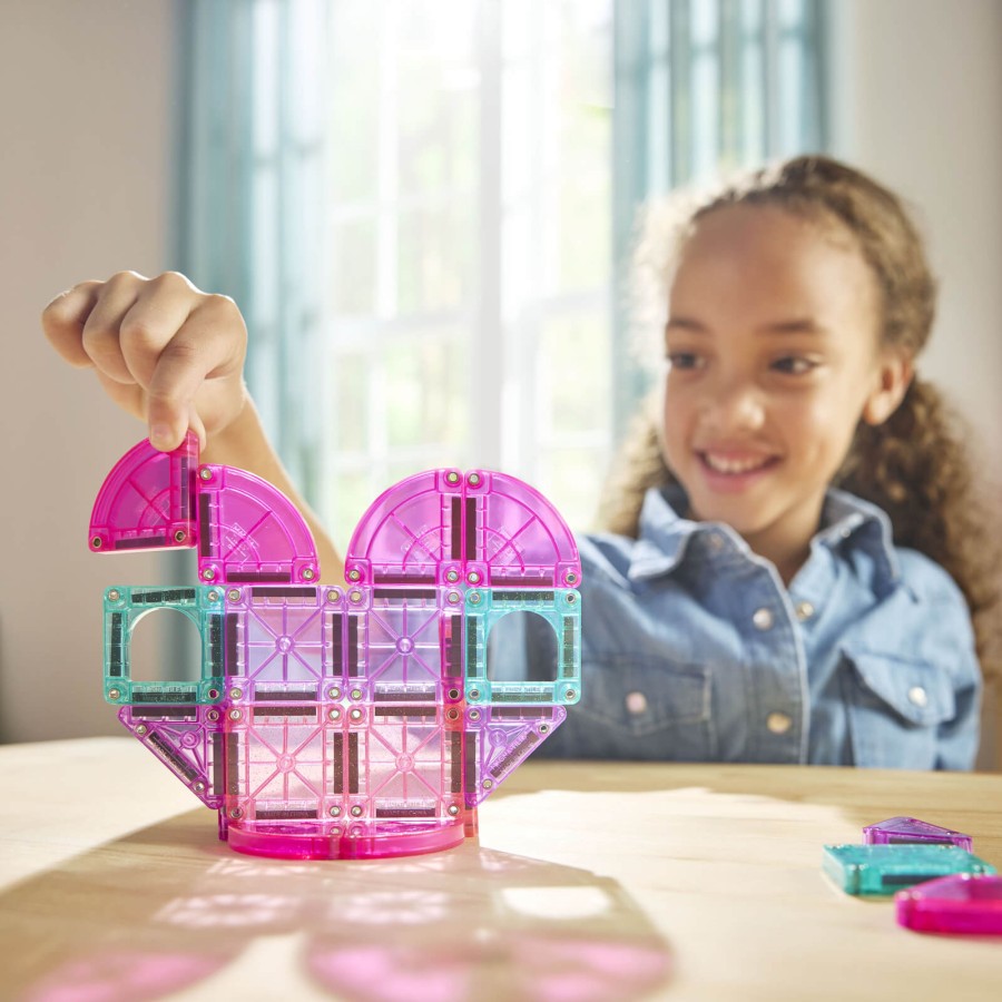 Klocki Magnetyczne microMAGS Heart to Heart Travel 26 el. / Magna-Tiles