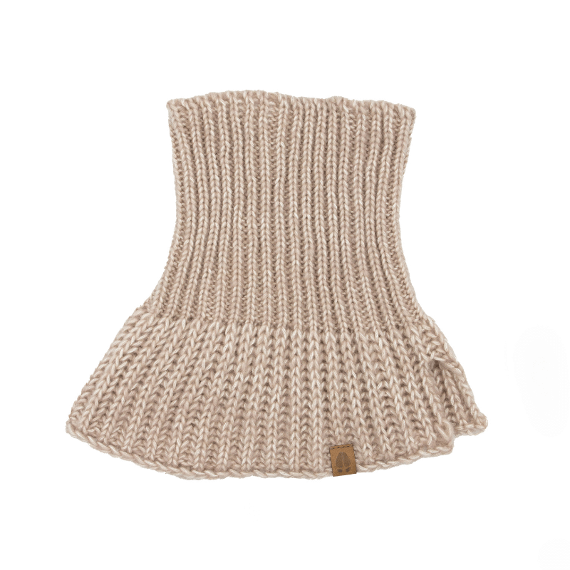 Komin golf dziecięcy z puchatej przędzy Bubo - beżowy / Kopyto