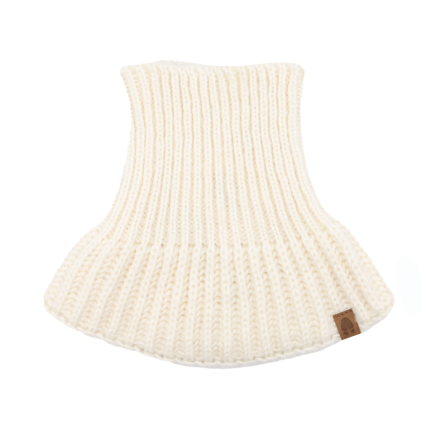 Komin golf dziecięcy z puchatej przędzy Bubo - naturalny / Kopyto