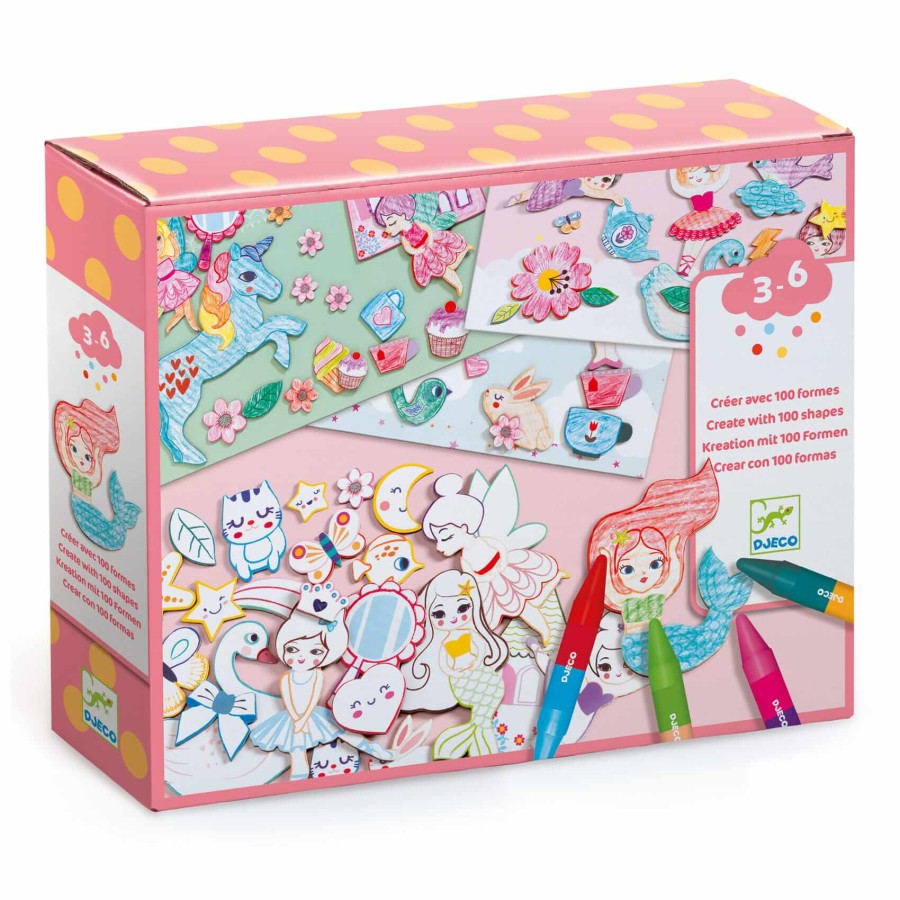 Zestaw KREATYWNY ŚWIAT DZIEWCZYNKI 3+ / Djeco