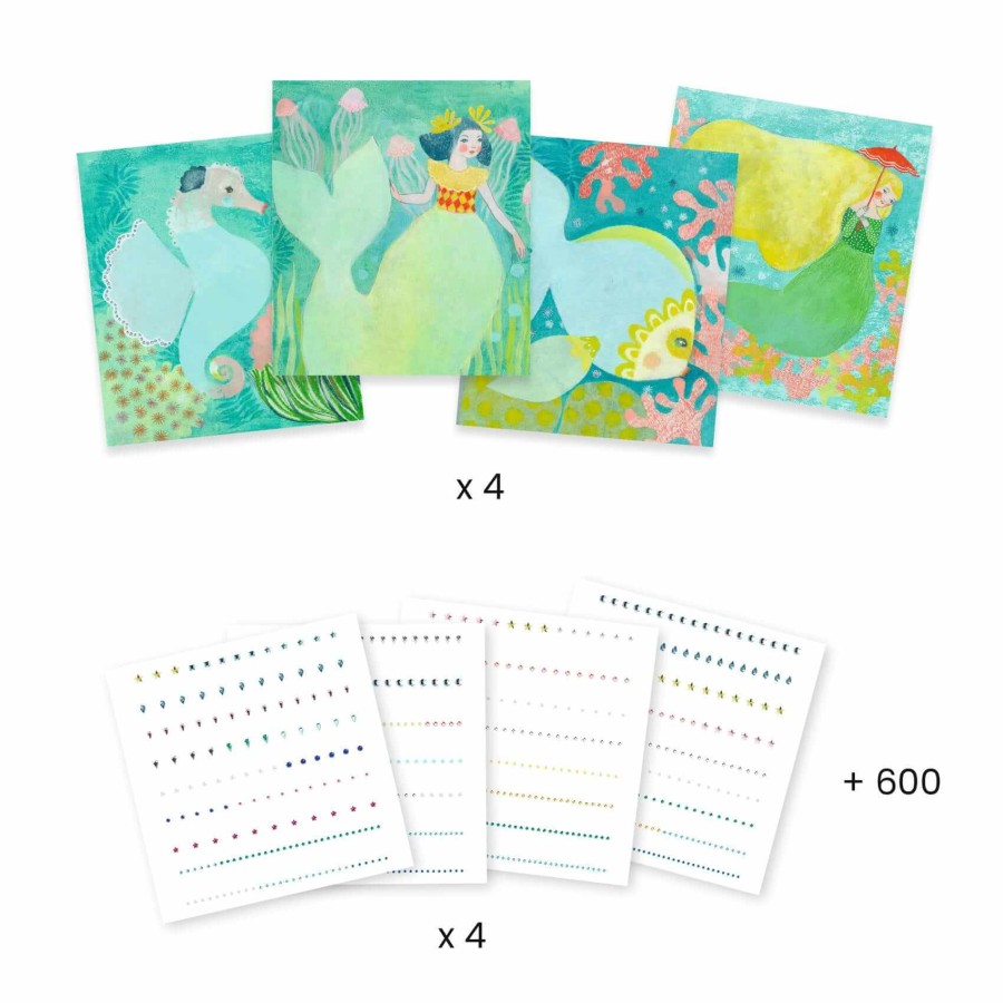 Zestaw artystyczny DIAMENTY - WODNE FALE / Djeco