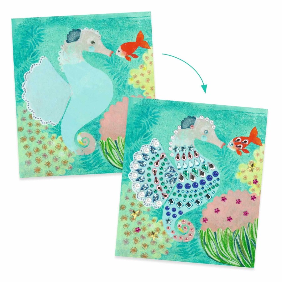 Zestaw artystyczny DIAMENTY - WODNE FALE / Djeco