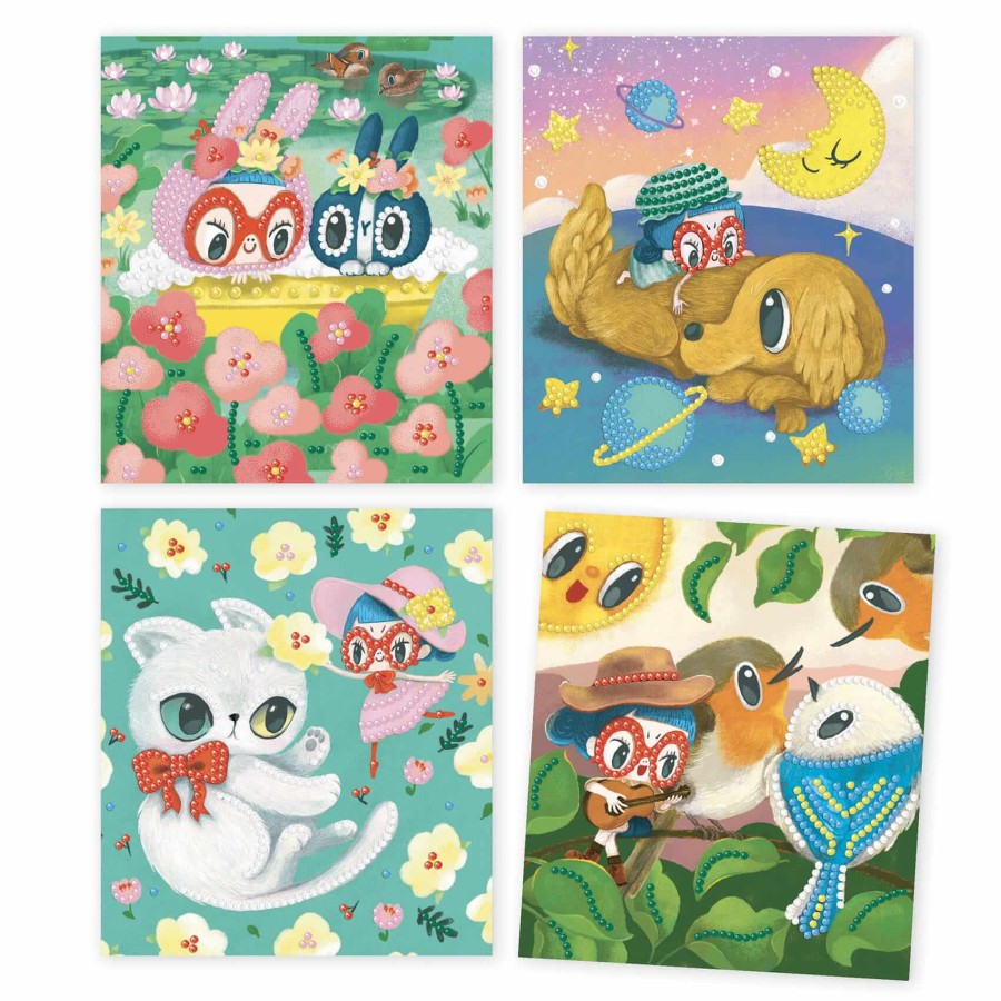 Zestaw artystyczny DIAMENTY - PRZYJACIELE / Djeco