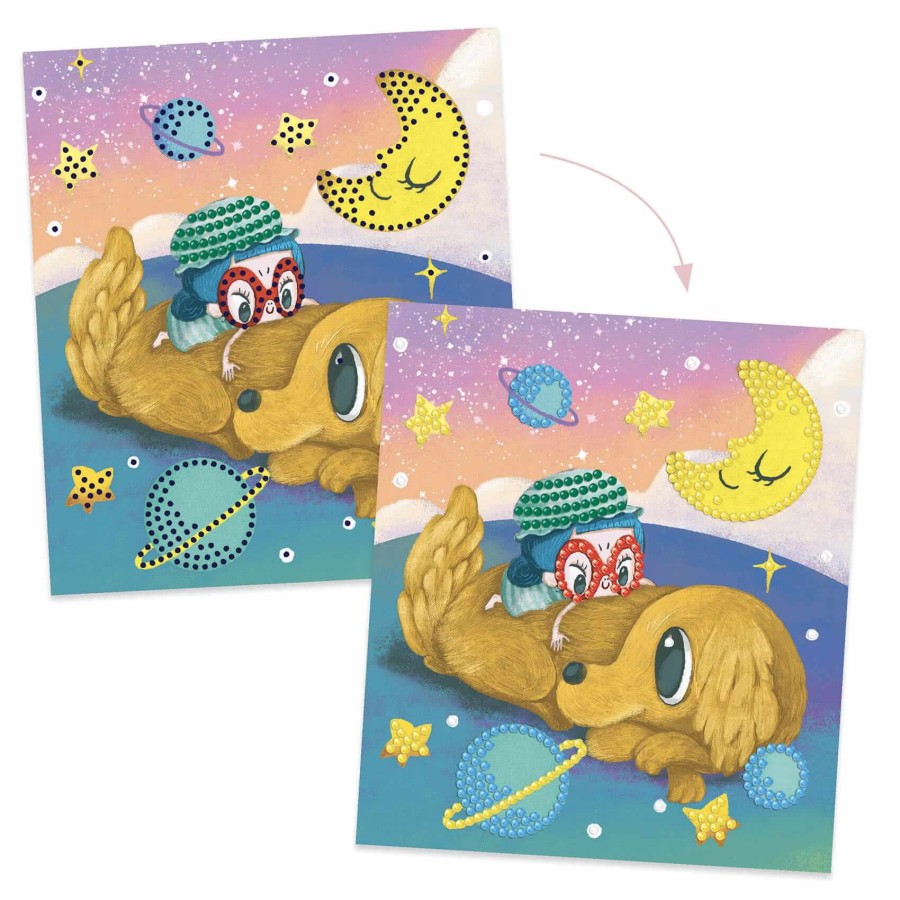 Zestaw artystyczny DIAMENTY - PRZYJACIELE / Djeco