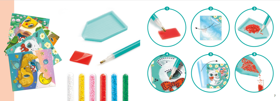 Zestaw artystyczny DIAMENTY - PRZYJACIELE / Djeco