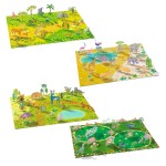 Naklejki wielokrotnego użytku 3D ZWIERZĘTA 3+ / Djeco