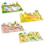 Naklejki wielokrotnego użytku 3D FARMA 3+ / Djeco