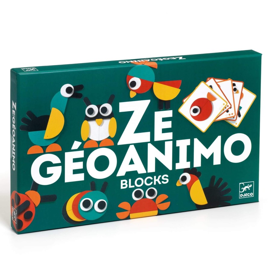 Drewniane kształty ZWIERZĄTKA 3+ / Djeco