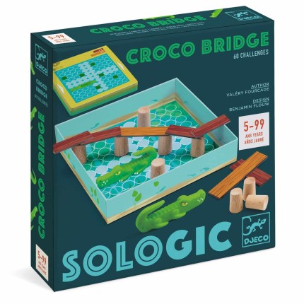 Gra logiczna SoLogic CROCO BRIDGE 5+ / Djeco