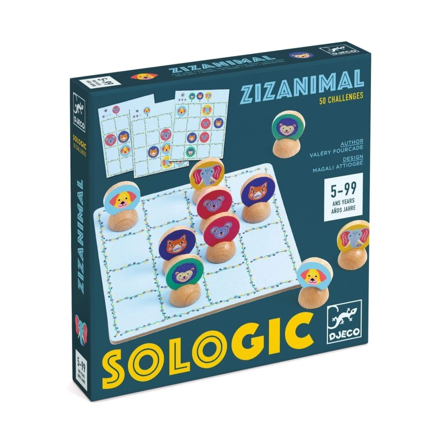 Gra logiczna SoLogic ZIZANIMAL 5+ / Djeco