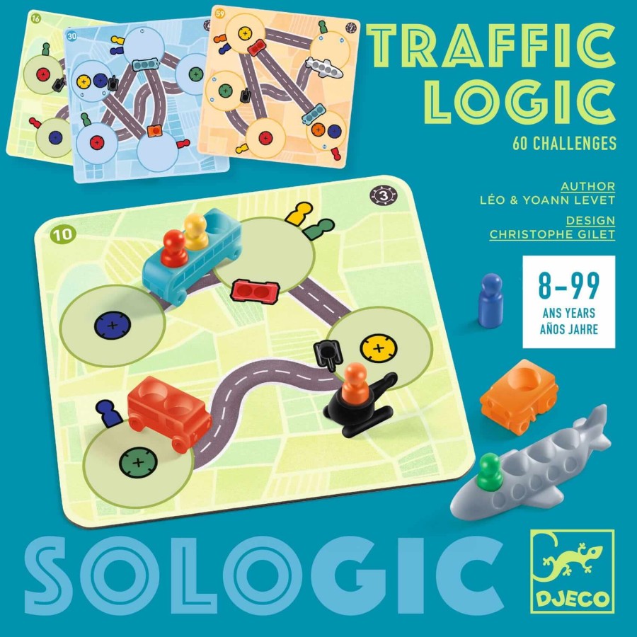 Gra logiczna TRAFFIC LOGIC 8+ / Djeco