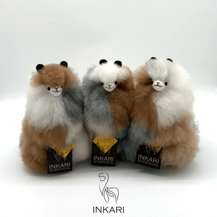 Maskotka Alpaka - Light Grey Calico / Inkari