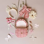 Spinki do włosów Stripy Glitter Bow / Rockahula Kids