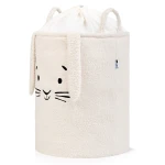 Zamykany kosz na ściągacz do przechowywania zabawek, BOUNCLE PREMIUM - Kremowy Królik / SIPO