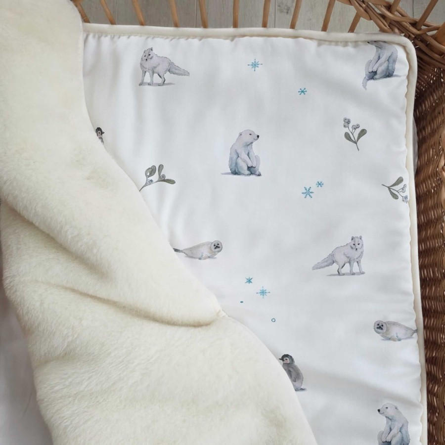 Kocyk dwustronny MERINO Greenland / Layette