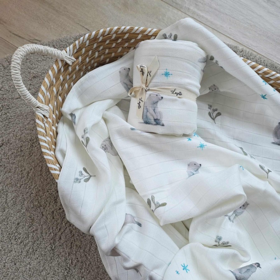 Otulacz, kocyk bambusowy GREENLAND / Layette