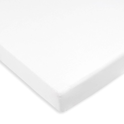 Prześcieradło do dostawki 90x60cm - Białe / Colorstories