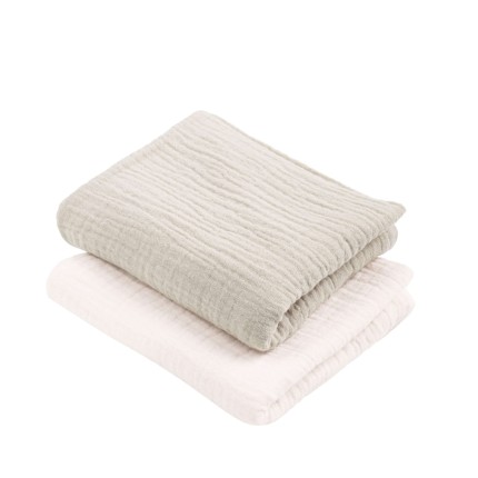 Pieluszki muślinowe - beżowy i kremowy / Colorstories