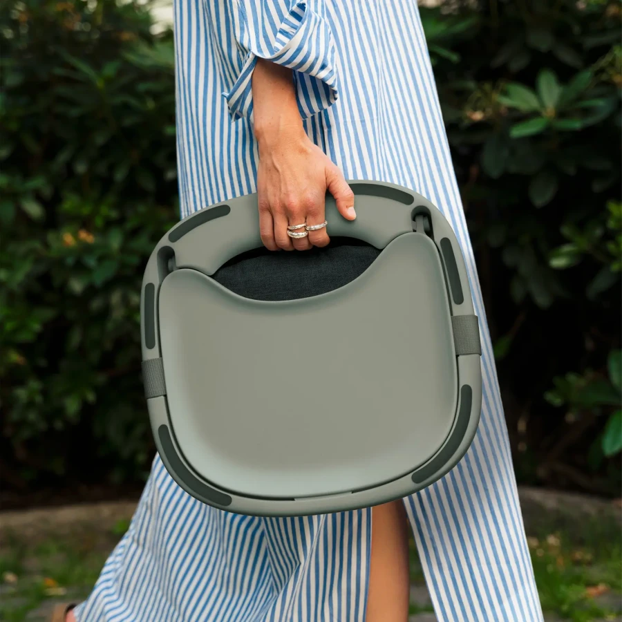 Przenośne krzesełko do karmienia - Sage Green / Hannie 