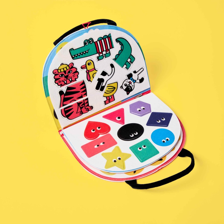 Montessori miękka książka aktywizująca - kształty i kolory / OMY