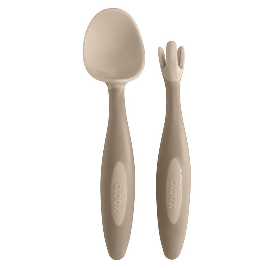 Pierwsze sztućce BLW dla niemowląt, Latte / b.box