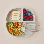 Pierwsze sztućce BLW dla niemowląt, Latte / b.box