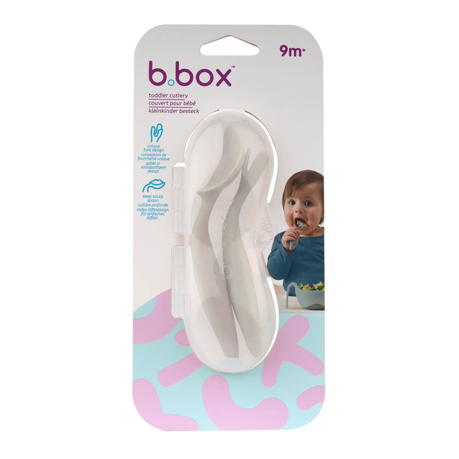 Pierwsze sztućce BLW dla niemowląt, Latte / b.box