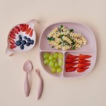 Pierwsze sztućce BLW dla niemowląt, Blush / b.box