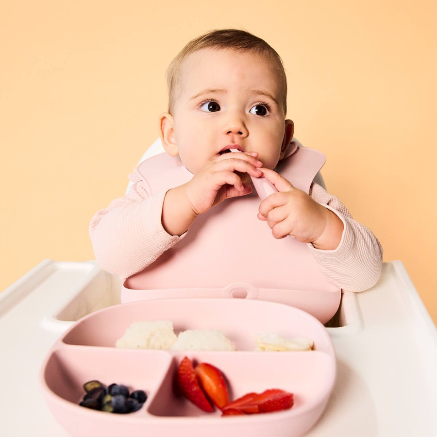 Pierwsze sztućce BLW dla niemowląt, Blush / b.box