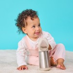 Termobutelka ze słomką LATTE 350 ml / b.box