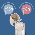 Termobutelka ze słomką LATTE 350 ml / b.box