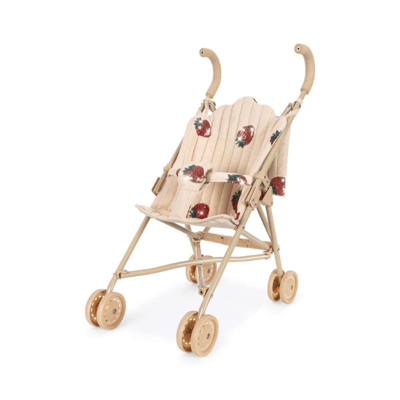 Wózek dla lalek - strawberry / Konges slojd
