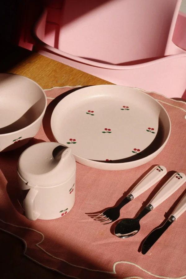 Zestaw miseczek, 5 szt. - cherry mix / Konges Slojd