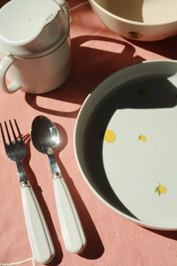 Zestaw talerzyków, 5szt. - lemon mix / Konges Slojd