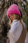 Czapka MOHER FLUFFY - Electric Pink / JUNGMOB