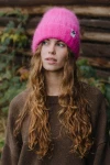 Czapka MOHER FLUFFY - Electric Pink / JUNGMOB