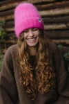 Czapka MOHER FLUFFY - Electric Pink / JUNGMOB