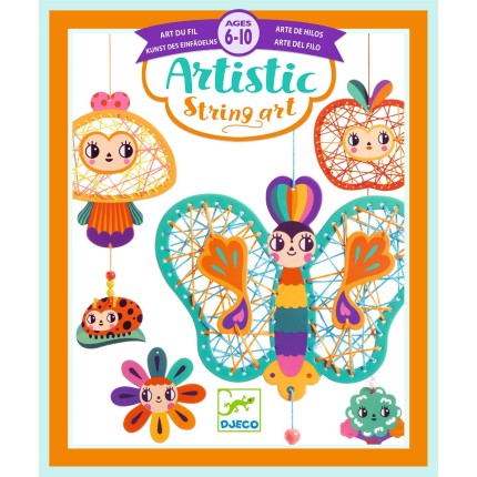 Zestaw artystyczny STRING ART - OGRÓD / Djeco