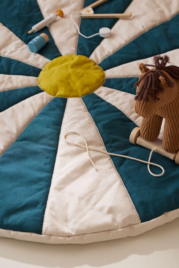 Mata do zabawy Circus - niebieska / Kid's Concept