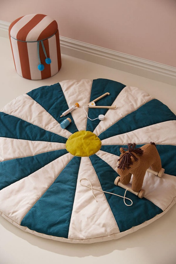 Mata do zabawy Circus - niebieska / Kid's Concept