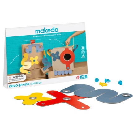 Zestaw kreatywnych kształtów Makedo Deco-Props - Sparkies 25 el. / Makedo