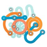 Zestaw kreatywnych kształtów Makedo Deco-Props - Twisties 18 el. / Makedo