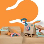 Zestaw kreatywnych kształtów Makedo Deco-Props - Twisties 18 el. / Makedo