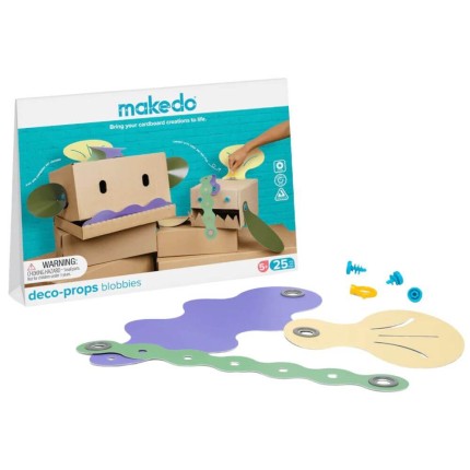 Zestaw kreatywnych kształtów Makedo Deco-Props - Blobbies 25 el. / Makedo