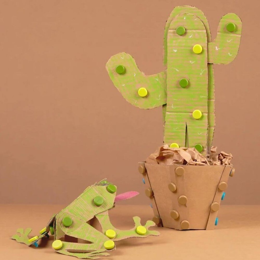 Ozdobne nakładki na śrubki Scru-Dot Makedo - Wild Things 36 el. / Makedo