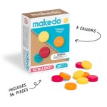 Ozdobne nakładki na śrubki Scru-Dot Makedo - Summer Daze 36 el. / Makedo