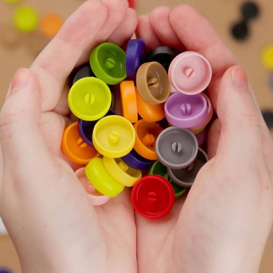 Ozdobne nakładki na śrubki Scru-Dot Makedo - Twilight Dreams 36 el. / Makedo