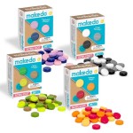 Ozdobne nakładki na śrubki Scru-Dot Makedo - Twilight Dreams 36 el. / Makedo