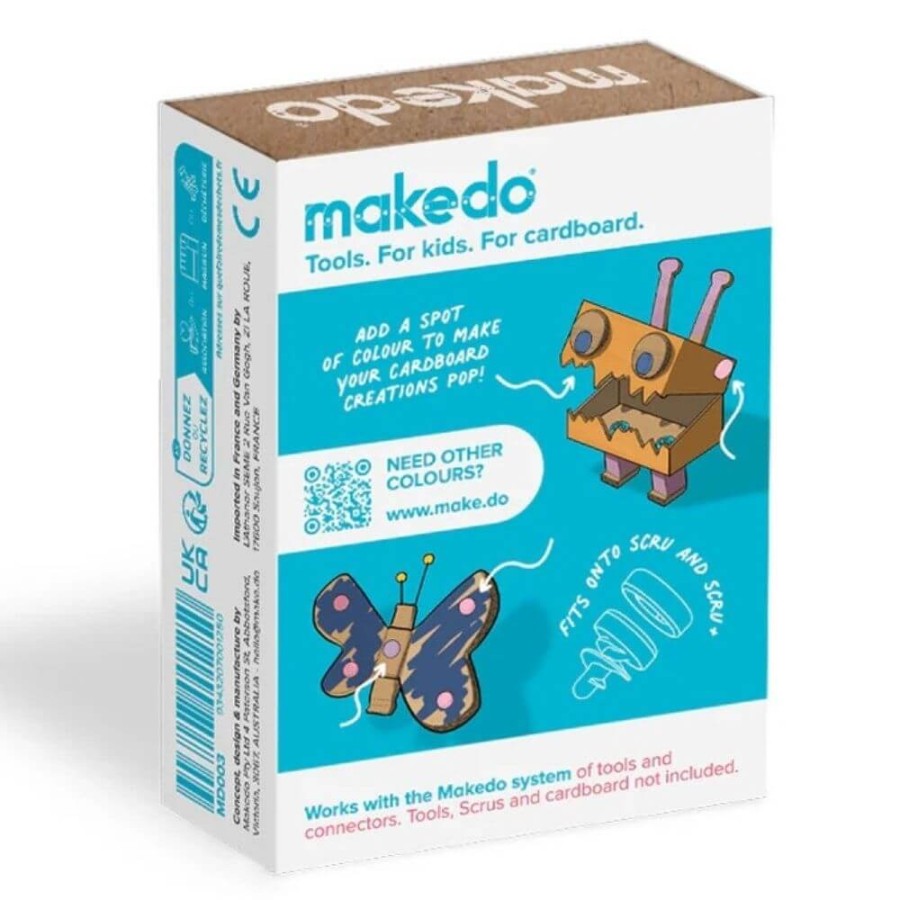 Ozdobne nakładki na śrubki Scru-Dot Makedo - Twilight Dreams 36 el. / Makedo