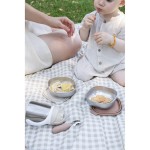 Pojemnik na jedzenie ze stali nierdzewnej z silikonową pokrywką, 250ml, 3 szt. - Natural set / Beaba